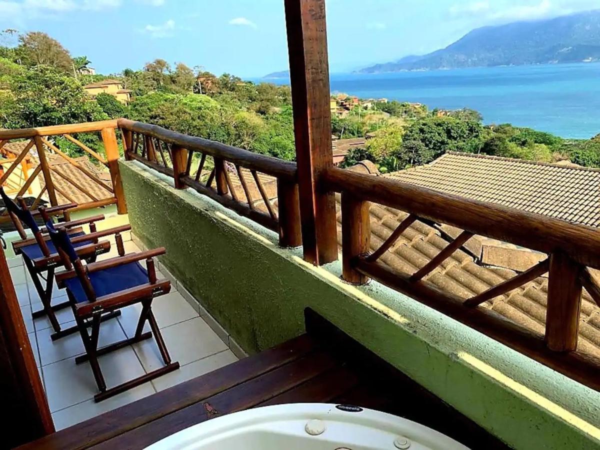 Residencia Em Condom, 1 Ou 2 Suites, Vista Para O Mar, Praia Do Curral, Ilhabela Exteriör bild